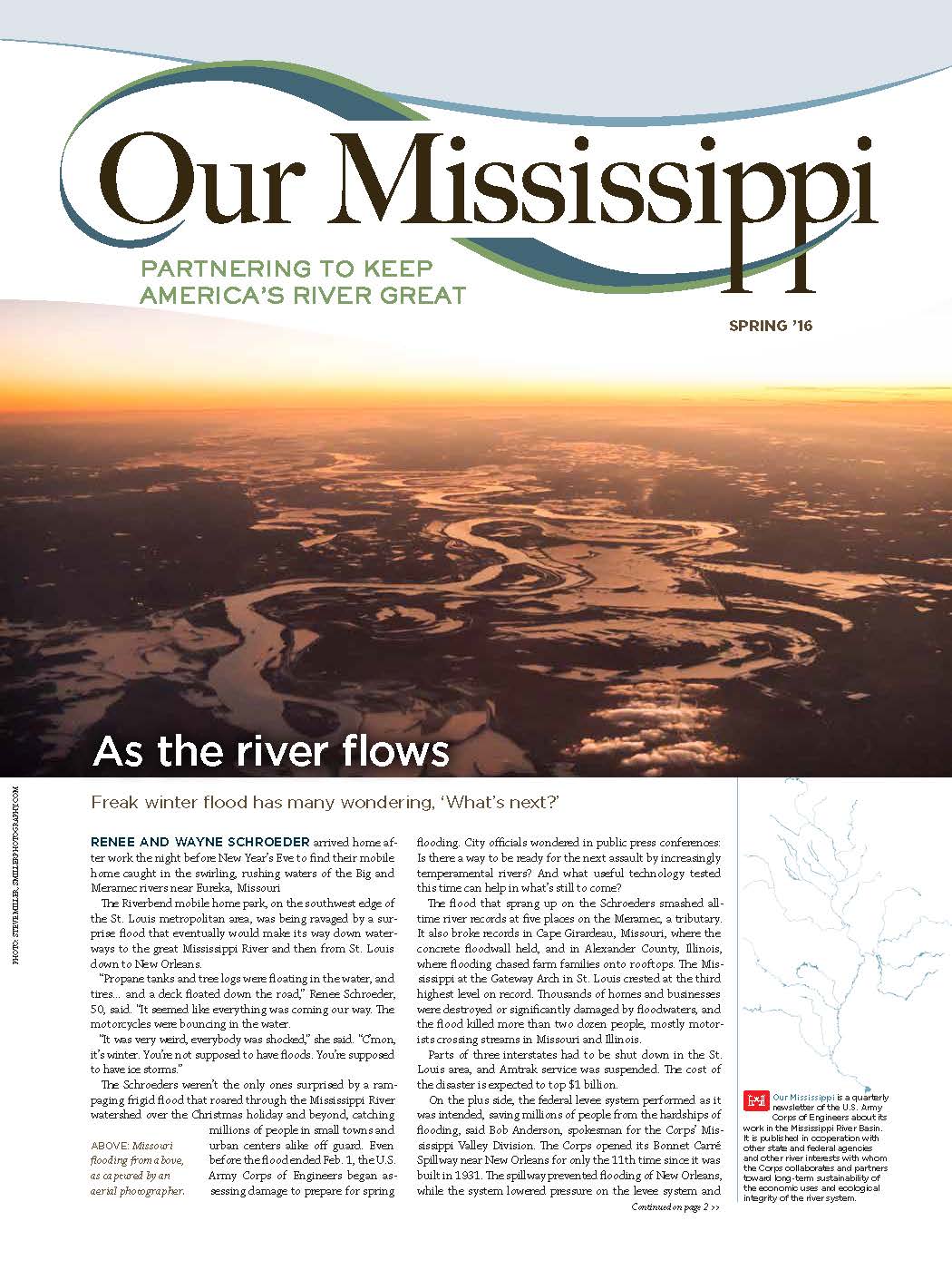 Spring 2016 issue of Our Mississippi.