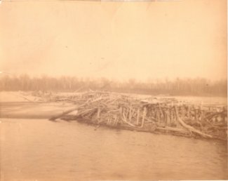 Early Contraction works at Plum Point, 1885